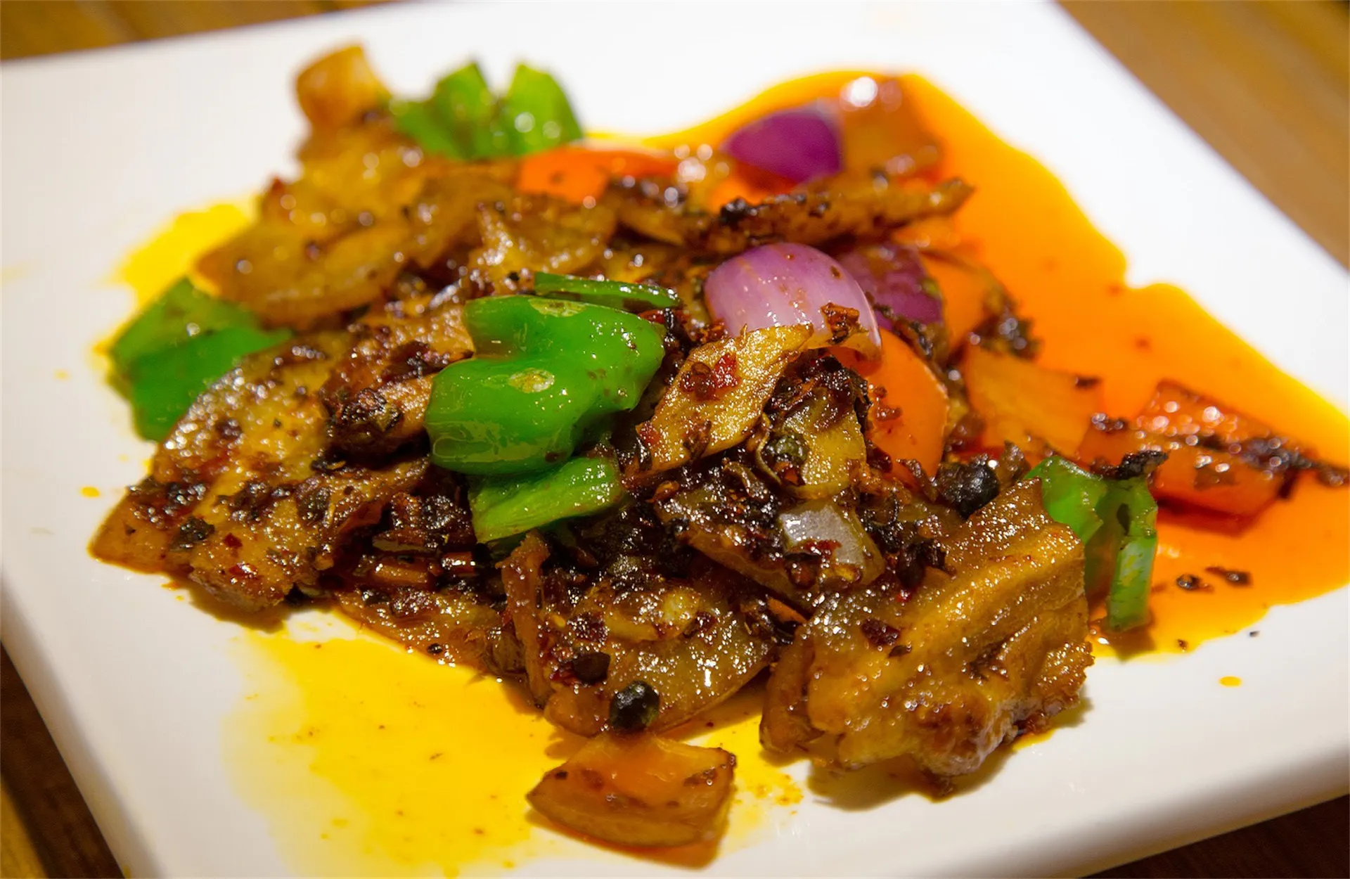 Double Cook Pork at 豐味小館 Shanghai Bistro, Chinese Restaurant in Reno